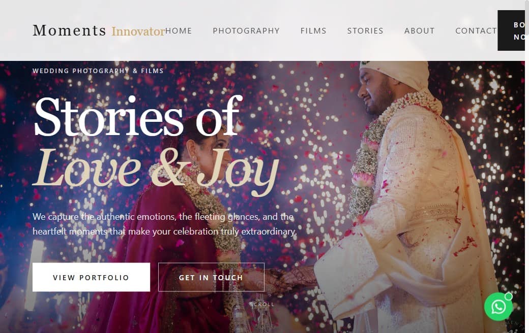 Moments Innovator — screenshot